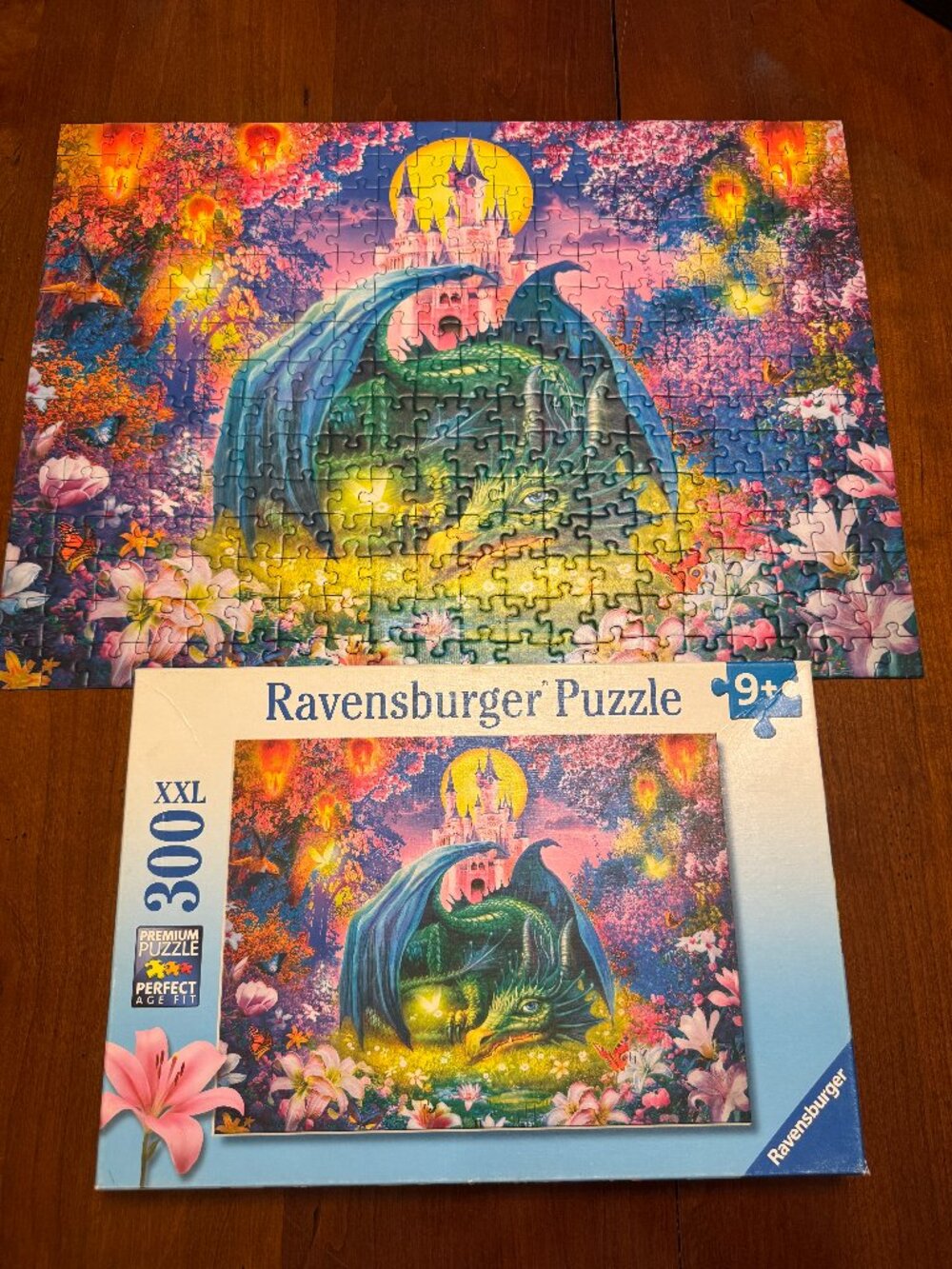 Ravensburger 300XL Jigsaw Puzzle - The mystical world of the dragon -